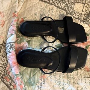 SHEIN Black Strappy Sandals